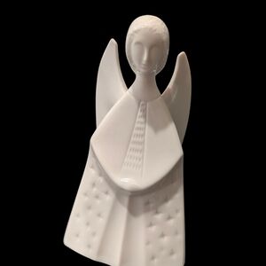 Furstenburg Christmas White Porcelain Angel Figurine